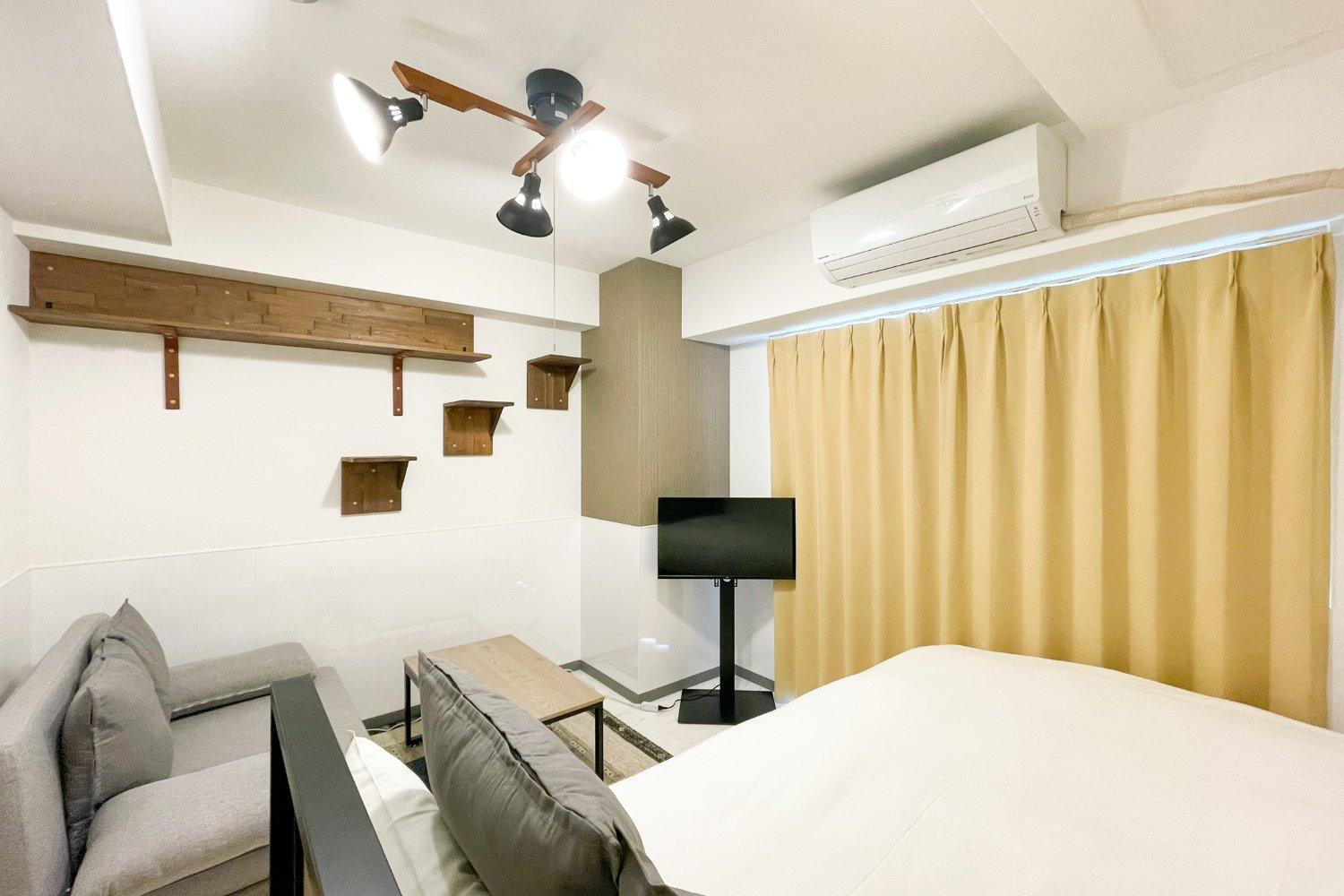 Blue Shimanouchi Apartman Oszaka Szoba fotó