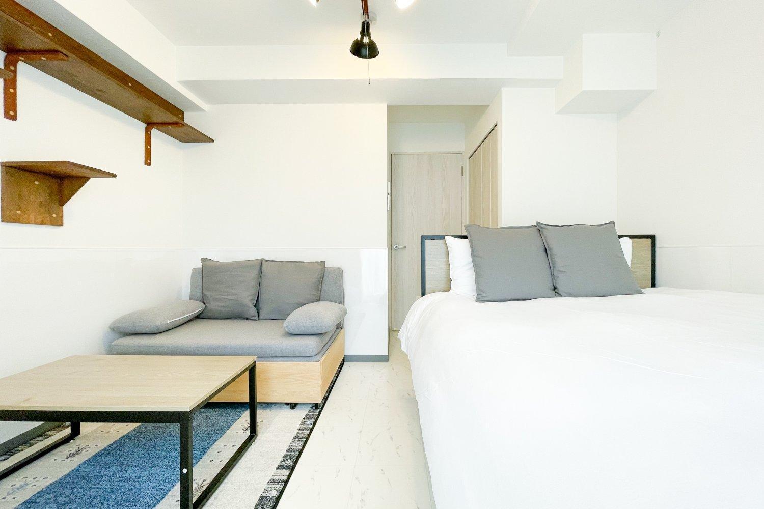 Blue Shimanouchi Apartman Oszaka Szoba fotó