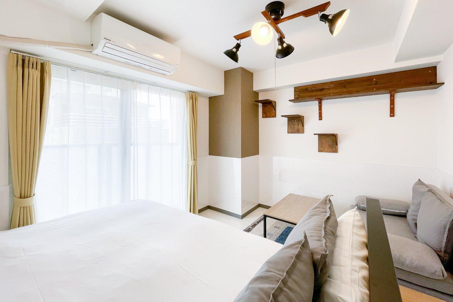 Blue Shimanouchi Apartman Oszaka Szoba fotó