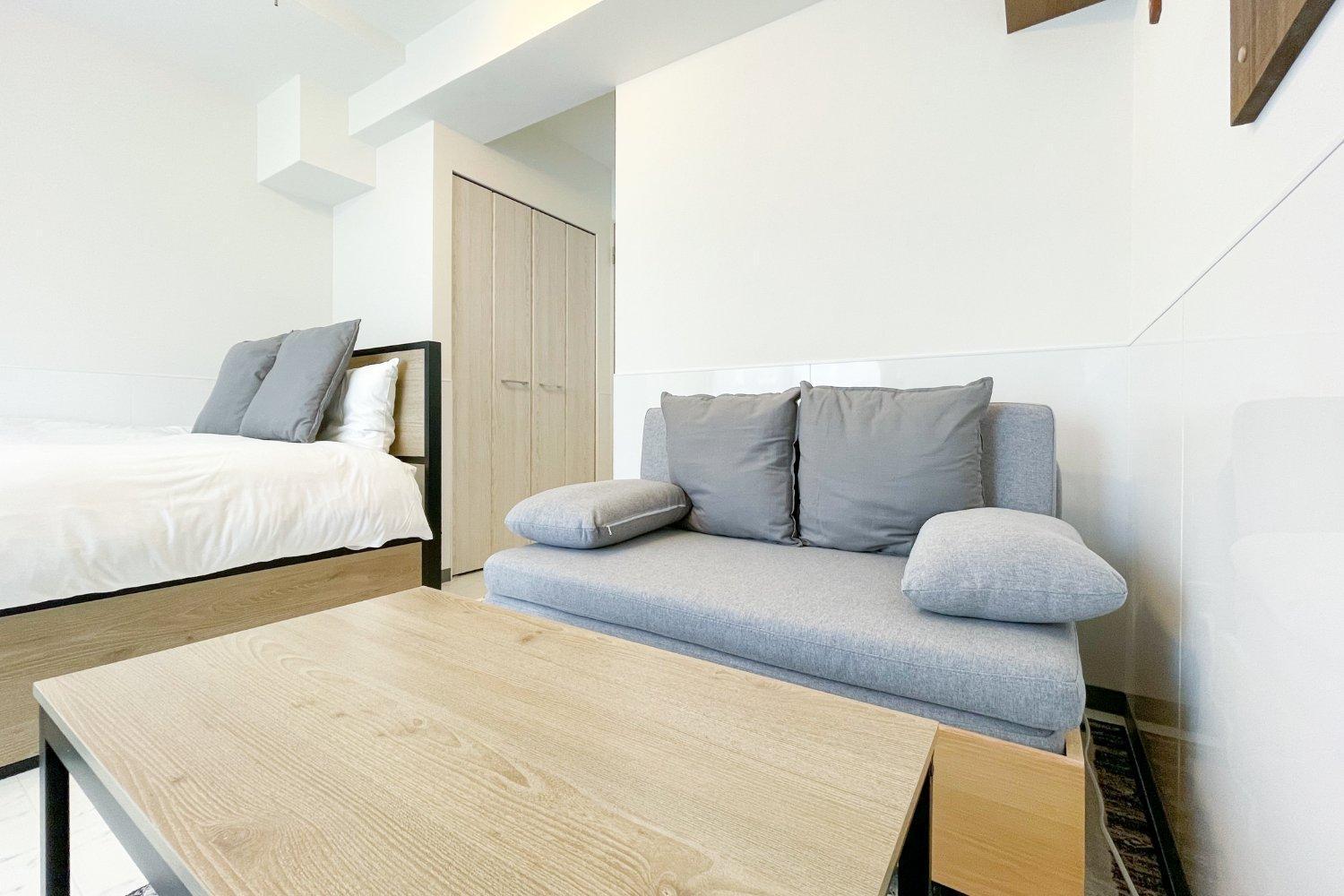 Blue Shimanouchi Apartman Oszaka Szoba fotó